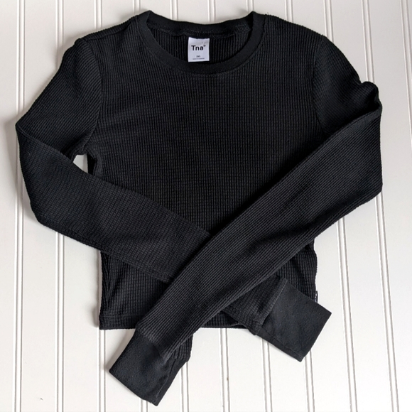SOLD Aritzia Tna Glendale Waffle Longsleeve Top - Picture 11 of 16